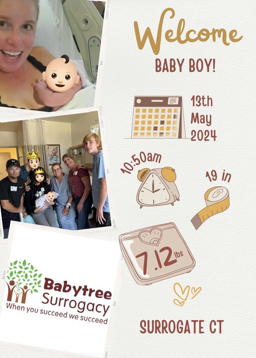 surrogate ct delivered baby boy!!, baby boy